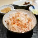 新ばし 星野 - ２杯目は鰹節掛けご飯 2024年3月