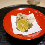 新ばし 星野 - 白甘鯛松笠揚げ 2024年3月