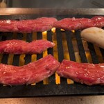 志村 徳寿園 - 追加で最高級の和牛ハラミをタレで、これまた美味かった