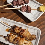 Robata Izakaya Sumibee - ハツとボンジリ