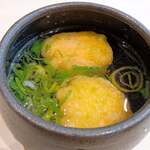 Hama zushi - おだしで食べる桜海老と枝豆のふわふわ天