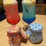 237686507 - ポルチーニ茸の冷製茶碗蒸しとクリームソーダ