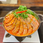 Tom Yum Kung Shrimp Hot Pot