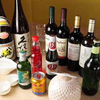 A wide selection of Vietnamese drinks such as shochu, beer, wine, and coffee ◎