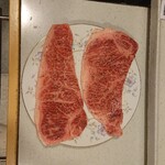 丸重商店 - 家族の誕生日に、ステーキを予約♬