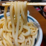 讃松庵 - この太くてコシの強い麺がウマイ!!