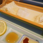 宇豆基野 - 先付：ゆば三種