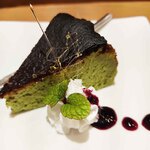 MONMOS cafe - 抹茶バスクチーズケーキ