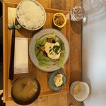 Inaho Shokudou - チキン南蛮定食　ご飯大盛り