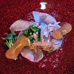 リストランテ ピノキオ - 海が荒れており、なんやかんやでノドグロになったそうです。