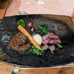リストランテ ピノキオ - 秩父産鹿肉のロース肉の低温ロースト＆オイル煮込み