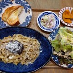 87cafe×きまぐれDining Sachi - 料理写真:黒トリュフとブラウンマッシュルームのクリームソース