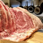 洋食 おがた - 迫力満点の近江牛ロース