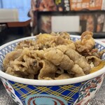 Yoshinoya - 肉とネギだけでもボリューミー