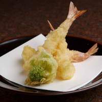 お昼の天ぷらコース「葵」 Tempura-course “aoi”