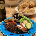 割烹 うめもと - おばんざい盛り合わせ