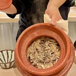 割烹 うめもと - イイダコと生姜の炊き込みご飯