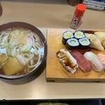 魚太寿司 - 料理写真:この組み合わせで500円ぽっきりは破格