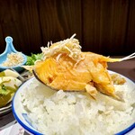 Ina yoshi - 鮭焼おろししらすとご飯