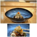 鮨と天草大王 天音 - ＊軽く蒸してあるので、身が引き締まり旨味が増しますね、美味しい。^^