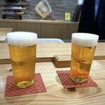 鮨と天草大王 天音 - ◎まずは「ビール」