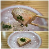 鮨と天草大王 天音 - ＊鮟肝は食感もお味もよく、とても美味しくて。もっと頂きたいくらい。♪