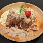 Nikaino Sakaba Satou Saburou Shouten - ＳＰＦ桃豚の生姜焼き定食　1300円