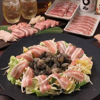 The best parts of shabu shabu and Yakiniku (Grilled meat)! ! “Takiniku” originated from Kagoshima