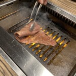 焼肉 ジャンボ - 野原焼き　クルクルと