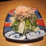 蕎麦 案山子 - 「葱色いろサラダ」（1/2量）（2014/1）