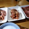 Yakiniku On - 左から、頬・カルビ・タン。だった気がする