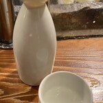 串焼き 炊き餃子　おくちゃん - 岐阜の地酒(銘柄は忘れました)