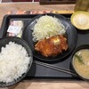 Matsunoya - オニオンバターのポークフライドステーキ定食 930円