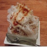 旬香亭 - 洋食弁当　デザート　かき氷キャラメルソース掛け