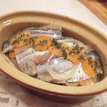 ラミティエ - サンマのくんせいのマリネ ゆでたじゃがいもぞえ(+105円)