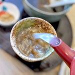 江戸そば マルノ - 蕎麦湯