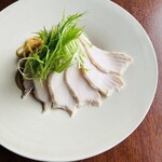 Fuji Sabou Sui - 鶏ムネと水菜のアジアンパスタ