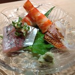 すしやのたい悟 - パープルキャットさんは満腹に近いので握りをつまみに変更です♬