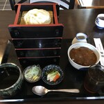 多吉 - ざるうどん倍盛 + ミニカレー丼
