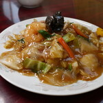 中国料理 鳳蘭飯店 - 五目ヤキソバ