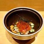 上野 榮 - トロたくとイクラ小丼