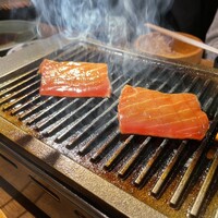 焼うお いし川 名古屋 - トロ鮪はまるでカルビのよう