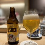 すしやのたい悟 - 八海山ライディーンビール　1,200円