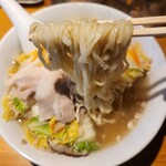 中華ソバ sato - 〝冬季限定〟タンメン の麺