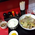 らーめん香月 - 肉野菜炒め定食