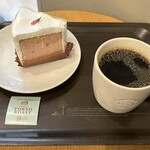 スターバックスコーヒー - ドリップコーヒーホットTall＋さくらシフォンケーキ