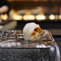 赤坂 鮨大谷 - 「ばふん雲丹とケンサキイカ」