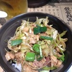 風 - 一緒に食べたチャーシュー丼サッパリでうまい！