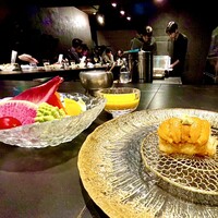 串揚げPyon - 子持ち昆布と雲丹　美味しいサラダ