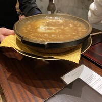 新中国料理HARAKAWA 北新地店 - 鴨白湯で食べるフカヒレはとろとろでご飯を添えて食べるとめっちゃ美味しい
